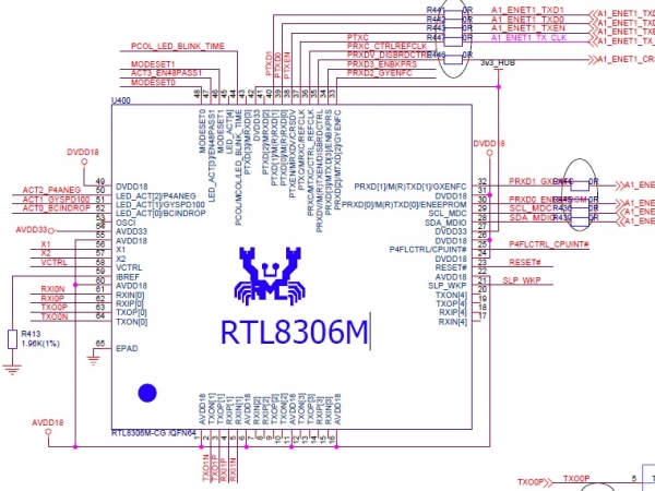 rtl8306m连接图